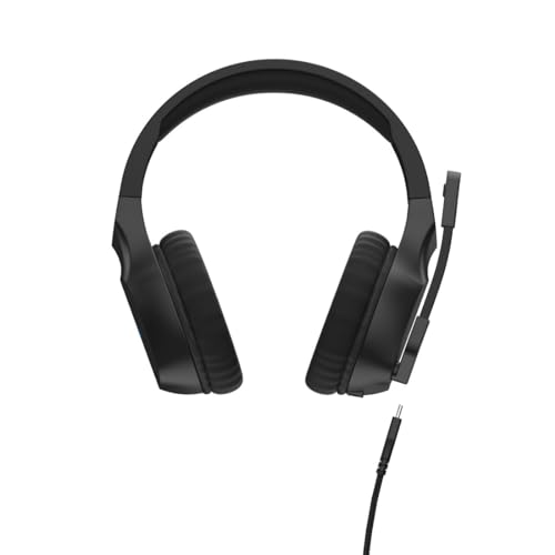 uRage Gaming-Headset SoundZ 400 V2, kabelgebundene Multi-Plattform Kopfhörer für PS5/PC, Over-Ear, in schwarz Bild 2
