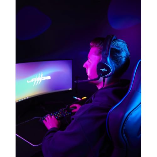 uRage Gaming-Headset SoundZ 400 V2, kabelgebundene Multi-Plattform Kopfhörer für PS5/PC, Over-Ear, in schwarz Bild 4
