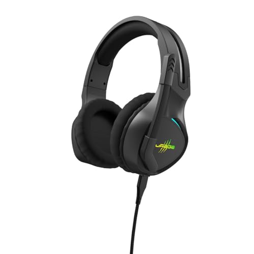 uRage Gaming-Headset SoundZ 710 7.1 V2, kabelgebundene Multi-Plattform Kopfhörer für PS5/PC, Over-Ear, in schwarz Bild 2