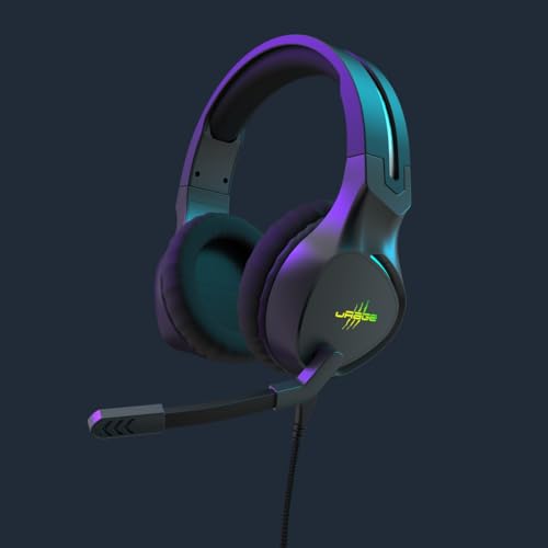 uRage Gaming-Headset SoundZ 710 7.1 V2, kabelgebundene Multi-Plattform Kopfhörer für PS5/PC, Over-Ear, in schwarz Bild 3