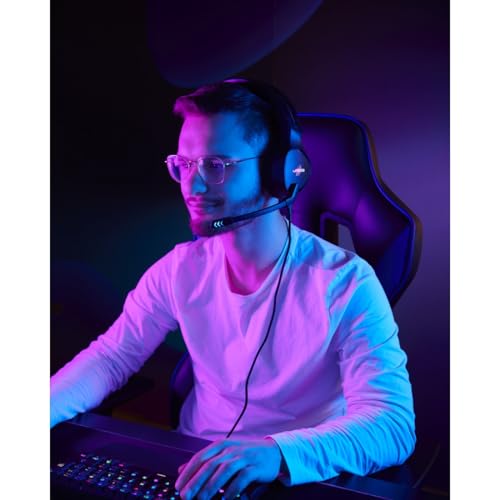 uRage Gaming-Headset SoundZ 710 7.1 V2, kabelgebundene Multi-Plattform Kopfhörer für PS5/PC, Over-Ear, in schwarz Bild 5