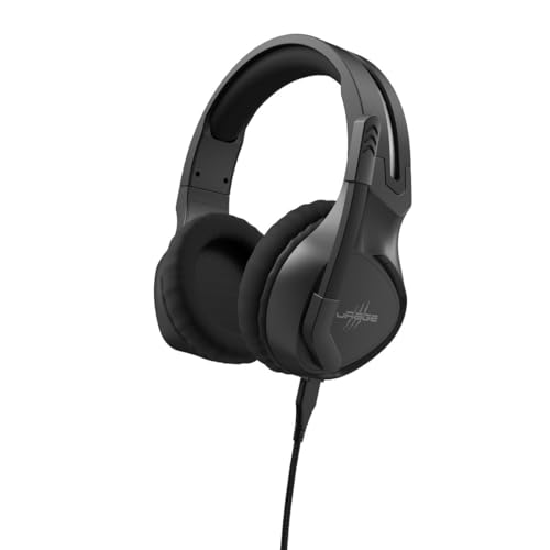 uRage Gaming-Headset SoundZ 300 V2, kabelgebundene Multi-Plattform Kopfhörer für PS4/PS5/PC/Xbox/Laptop/Smartphone, Over-Ear, in schwarz Bild 2