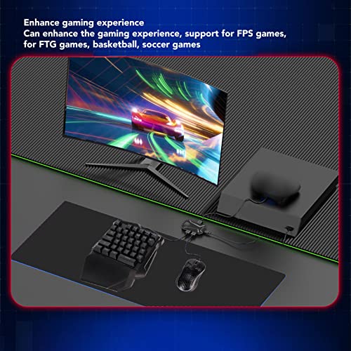 Halbhand-Gaming-Tastatur- und Maus-Konverter-Kombination, Geräuschloses Kabelgebundenes Tastatur-Maus-Konverter-Set für für XboxONE für Bild 4