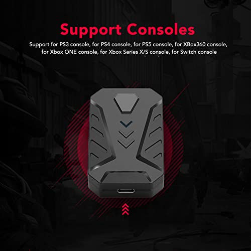 Halbhand-Gaming-Tastatur- und Maus-Konverter-Kombination, Geräuschloses Kabelgebundenes Tastatur-Maus-Konverter-Set für für XboxONE für Bild 5