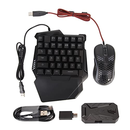 Halbhand-Gaming-Tastatur- und Maus-Konverter-Kombination, Geräuschloses Kabelgebundenes Tastatur-Maus-Konverter-Set für für XboxONE für Bild 6