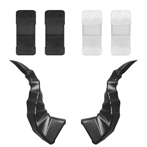 GEEKRIA 3D Dämonenhörner für Kopfhörer, Teufelshörner Kopfhörer Zubehör mit Haken und Schlaufe, Cosplay Ohren Teufel Befestigung für Gamer und Streamer Bild 2