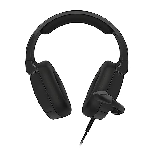 KROM Gaming KOPA PRO – Stereo-Headset, 50-mm-Lautsprecher, Lautstärkeregler, verstellbarer Kopfbügel, flexibles Mikrofon, PC, Ps4-Ps5, Switch, Smartphones, Tablets, Schwarz Bild 2