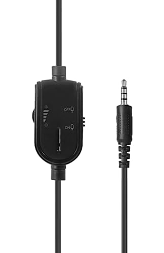 Speedlink METIS Stereo Headset PC – leichtes Headset mit Mikrofon und Kabelfernbedienung, kabelgebunden 3,5 mm-Klinkenstecker inkl. Y-Adapter, Kopfhörer mit Kabel, Aufbewahrungstasche, schwarz Bild 4
