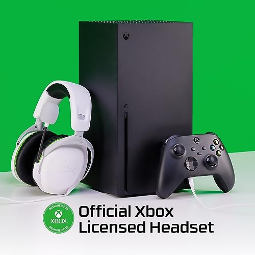 HyperX CloudX Stinger 2, Kabelgebundenes Gaming-Headset für Xbox, Offiziell lizenziert, 50mm-Treiber, Leicht, Memory-Schaumstoff, Schwenkbares Mikrofon, Integrierte Audiosteuerung, Weiß Bild 2