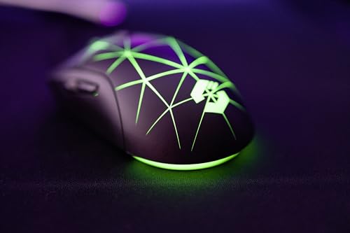 Speedlink CORAX Gaming Maus mit Kabel - konfigurierbare RGB Beleuchtung, 5 programmierbare Tasten, DPI-Schalter bis 3.200 dpi, kabelgebunden, stoffummanteltes Kabel, schwarz Bild 6