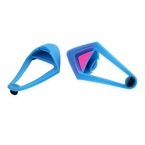 Katzenohren, leuchtet im Dunkeln, Silikon, fluoreszierend, kompatibel mit Bose/HyperX/Corsair/SteelSeries Arctis/Edifier Gaming-Kopfhörern, Blau Bild 4
