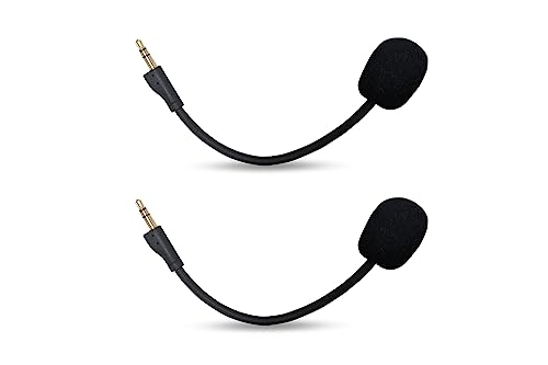 Ersatz-Spielmikrofon für Logitech G Pro X & G Pro Gaming Headset auf PS4 PS5 Xbox One PC, abnehmbares 3,5-mm-Boom-Mikrofon 2 Stück Bild 1