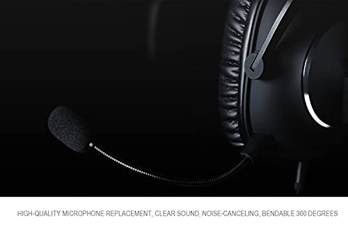 Ersatz-Spielmikrofon für Logitech G Pro X & G Pro Gaming Headset auf PS4 PS5 Xbox One PC, abnehmbares 3,5-mm-Boom-Mikrofon 2 Stück Bild 4
