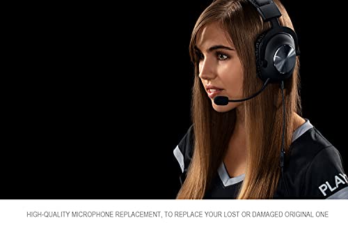 Ersatz-Spielmikrofon für Logitech G Pro X & G Pro Gaming Headset auf PS4 PS5 Xbox One PC, abnehmbares 3,5-mm-Boom-Mikrofon 2 Stück Bild 5