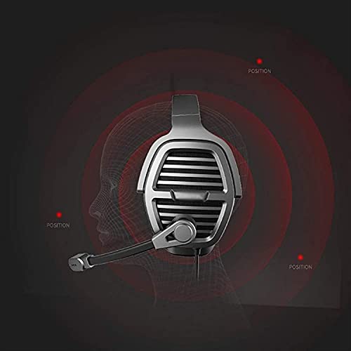 Gaming -Headset, 7.1 Surround -Sound, Memory Foam Ohrpolster, abnehmbares Mikrofon, funktioniert Bild 4