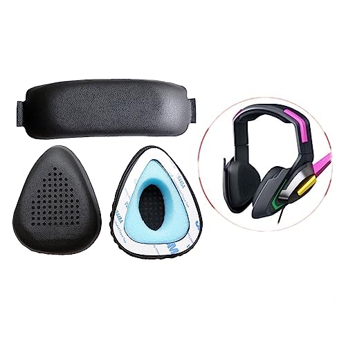 V-MOTA Ohrpolster kompatibel mit Razer D.Va Meka Headset, exklusive Overwatch Edition – Analog Gaming (RZ04-02400100-R3M1) (Ohrpolster + Kopfpolster, 1 Set) Bild 1