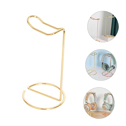 Headset Brackets Headset Simple Headphone Stand Desk Stand Office Headset Headband Stand Headset Rack Headband Headphone Stand Headphone Stand Iron Golden Gaming Headset Holder Bild 3