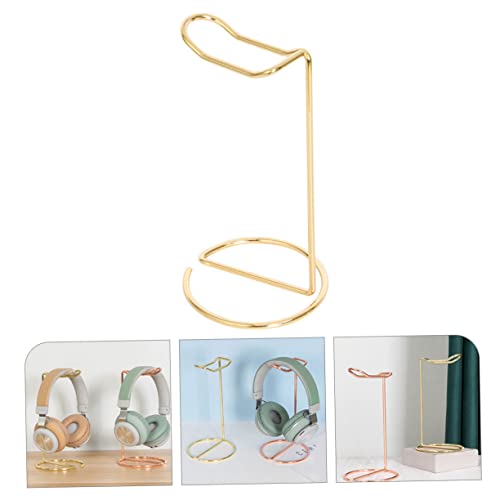 Headset Brackets Headset Simple Headphone Stand Desk Stand Office Headset Headband Stand Headset Rack Headband Headphone Stand Headphone Stand Iron Golden Gaming Headset Holder Bild 4
