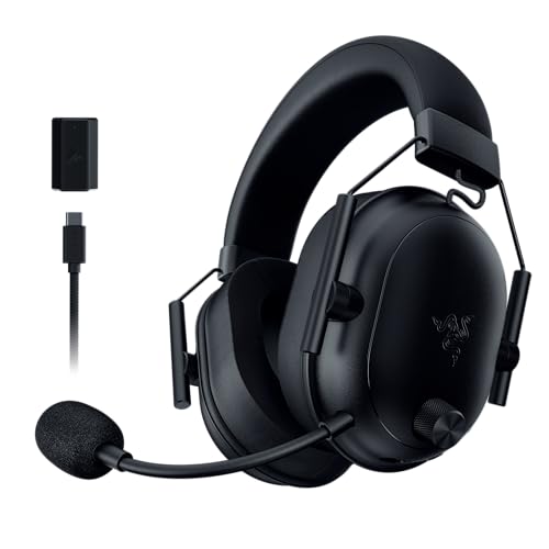 Razer BlackShark V2 HyperSpeed für PC - Kabelloses ultra leichtes E-Sport Gaming-Headset (280g, HyperClear Super-Breitband-Mik, TriForce Titanium 50-mm-Treiber, Bluetooth) Schwarz Bild 1