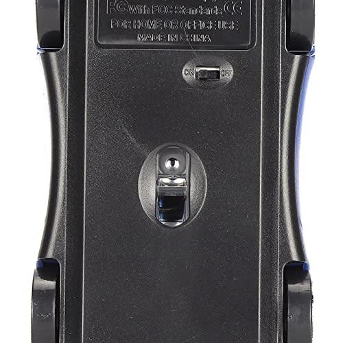 Drahtlose Maus, Tragbare, Schnurlose 2,4-G-Maus in Autoform, Ergonomische Professionelle Optische Spielemaus (Blau) Bild 4