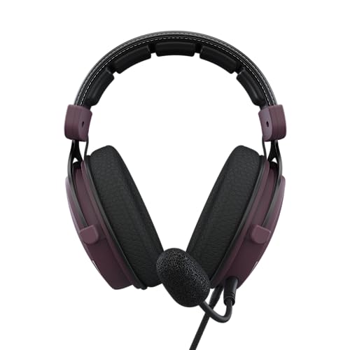 Dark Project HS4 Kabelgebundenes Gaming-Headset | 3,5-mm-Audiobuchse | Zweikammer-53-mm-Treiber mit Verbundmembran & Neodym-Magnet | Abnehmbares Mikrofon Bild 3