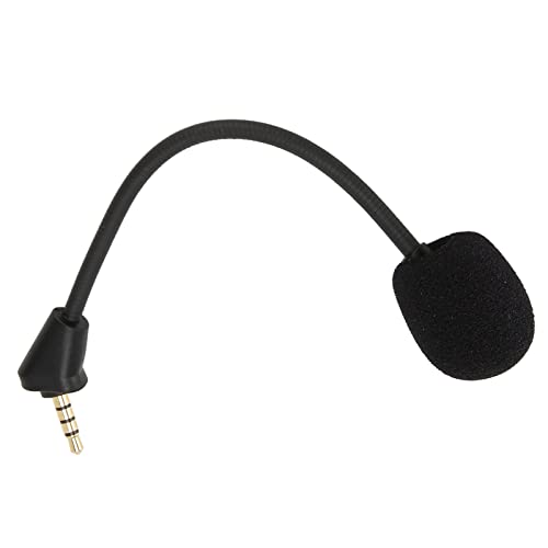 Abnehmbares Gaming Mikrofon für Hyper X Cloud II Wireless, Rauschunterdrückung, Flexibler Arm, 360° Drehbar, Mikrofonersatz für Cloud Core, Cloud Pro Silver, Cloudx Bild 6