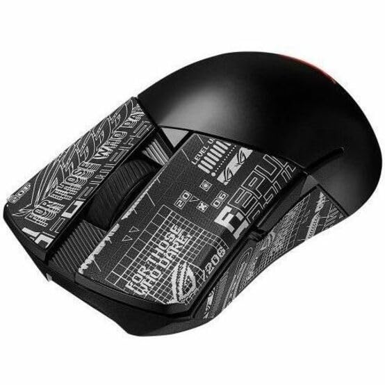 ASUS ROG Gladius III Wireless AimPoint Gaming Maus, Konnektivität (2,4 GHz RF, Bluetooth, kabelgebunden), 36000 DPI Sensor, 6 programmierbare Tasten, ROG SpeedNova, austauschbare Schalter, Bild 4