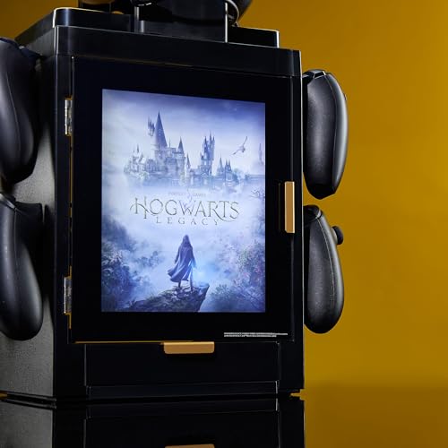 Numskull Offizieller Hogwarts Legacy LED-Licht Gaming-Schrank, Controller-Halter & Headset-Ständer für PS4/PS5 & Xbox Series X|S - Mehrere LED-Lichteinstellungen - Offizielle Harry Potter-Merchandise Bild 3