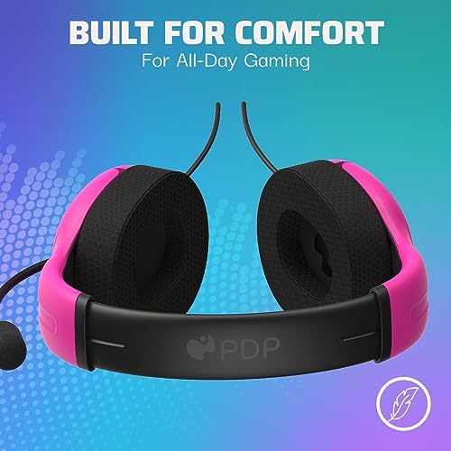 PDP PS5 AIRLITE Wired Headset Nebula Pink Bild 3