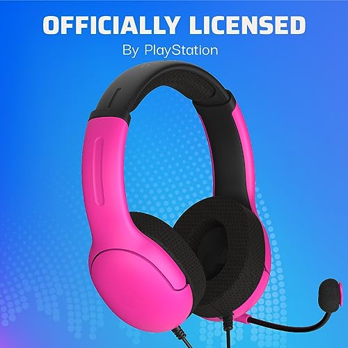 PDP PS5 AIRLITE Wired Headset Nebula Pink Bild 5