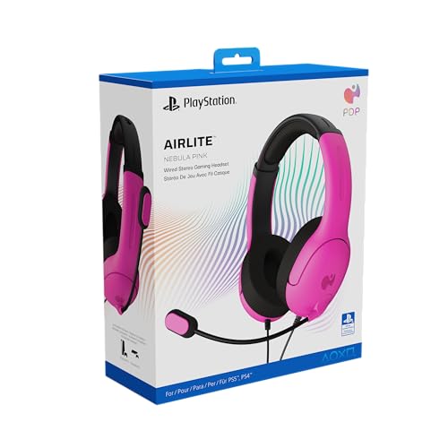 PDP PS5 AIRLITE Wired Headset Nebula Pink Bild 7