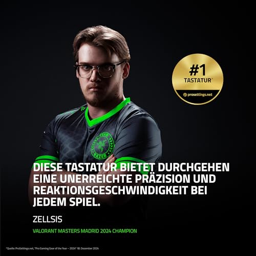Razer Huntsman V3 Pro Mini - Analoge optische E-Sport Gaming-Tastatur im 60% Format - Snap Tap - Rapid Trigger - Schnell-Feuer Modus - Doubleshot-PBT Tastenkappen - QWERTZ DE-Layout | Schwarz Bild 2