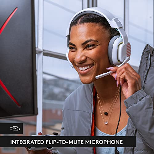ASTRO Gaming A10 Gen 2 Kabelgebundenes Over-Ear-Headset mit Flip-to-Stumm-Mikrofon, 32-mm-Treiber, PlayStation-kompatibel, PC, Weiß (Renewed) Bild 3