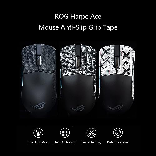 DucKey Mausgriffband Anti Rutsch Aufkleber für ROG Harpe Ace Aim Lab Edition Gaming Maus (Color : 15) Bild 2