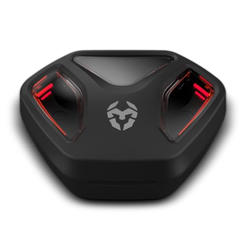 KROM KALL - In-Ear-Gaming-Stereo-Headset, integriertes Mikrofon, Bluetooth 5.3 Zero Latency, Push-to-Talk, ergonomisches Design, 12 Stunden Akkulaufzeit, Ladeetui, USB Typ-C Kabel inklusive, Schwarz Bild 7
