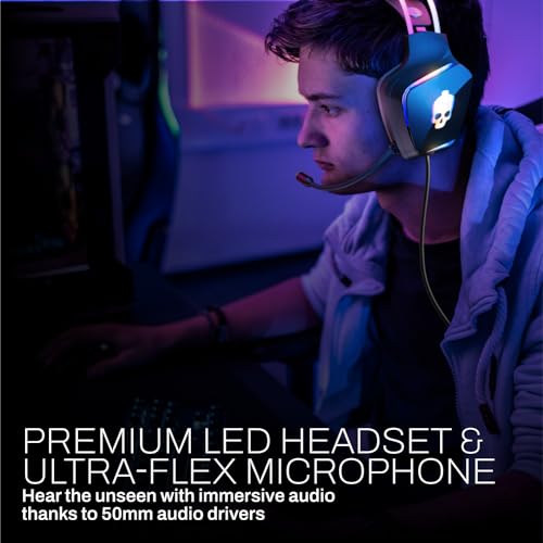 Game Punk Codebreakers PC Gaming Bundle - Inklusive Tastatur, Maus, Headset, LED XL Mauspad, Ständer, RGB Lichtleiste - 6 in 1 PC Gaming Zubehör Bundle, GCMB300 Bild 3