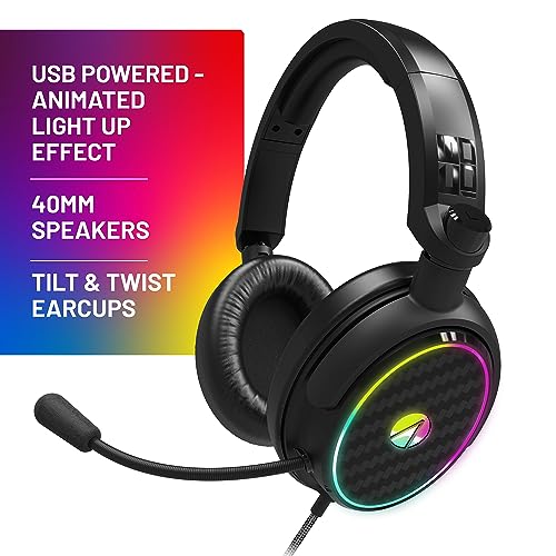 Stealth Regenbogen Gaming Headset Ständer mit Light-Up LED Headset - für PS4, PS5, Xbox, Switch und PC [Video Game] Bild 3