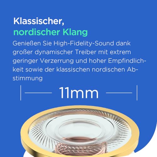 Libratone AIR+ 3 True Wireless In-Ear Kopfhörer mit aktiver Geräuschunterdrückung (Hi-Fi Sound, 24h Akku, ANC, Noise Cancelling, IP54, Bluetooth 5.2) (schwarz) Bild 4