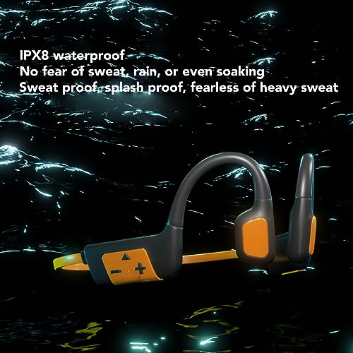 Kabellose Open-Ear-Kopfhörer, IPX8, Wasserdicht Open Ear Headset, Zum Schwimmen, Sport-Ohrhörer, Integrierter 32 GB Speicher, MP3-Player, Bluetooth-Gaming-Kopfhörer, Kabelloses Headset Bild 2