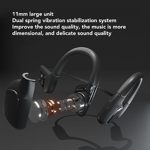 Kabellose Open-Ear-Kopfhörer, IPX8, Wasserdicht Open Ear Headset, Zum Schwimmen, Sport-Ohrhörer, Integrierter 32 GB Speicher, MP3-Player, Bluetooth-Gaming-Kopfhörer, Kabelloses Headset Bild 4