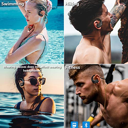 Schwimmen Kopfhörer Kabellos Bluetooth 5.0 Wireless Headset mit 8G-Speicher, In-Ear Drahtlose Stereo Sport Ohrhörer Noise Cancelling, IPX8 Wasserdicht Schwimm MP3-Player für Laufen Fitness Bild 7