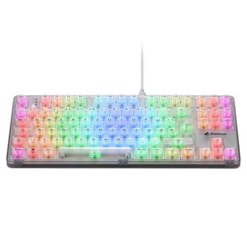 Sharkoon Crystal Shark RGB, weiß Bild 4