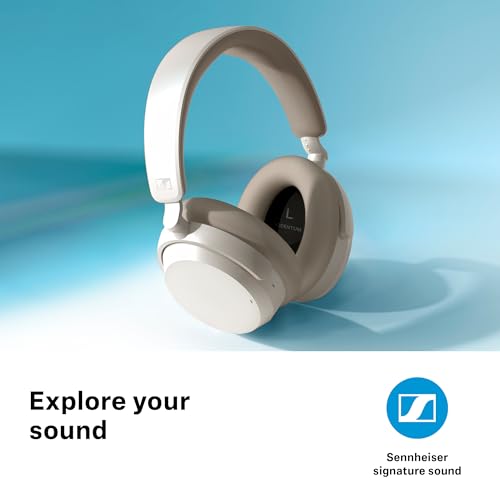 Sennheiser ACCENTUM Wireless Noise Cancelling Bluetooth Headphones, 50 Std. Akkulaufzeit, hybrides ANC, 24/7 Komfort, Over Ear Headphones, kabellose Bluetooth Kopfhörer für die Schule, Reisen, Weiß Bild 6