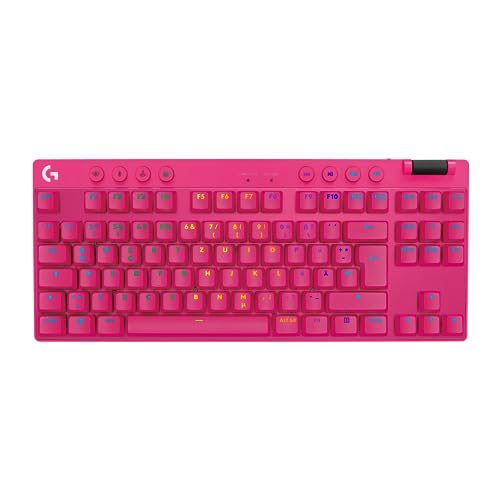 Logitech G PRO X TKL LIGHTSPEED kabellose Gaming-Tastatur PRO X 2 LIGHTSPEED Wireless Gaming Headset, PC, PS5, PS4, QWERTZ Deutsches Layout - Magenta Bild 3