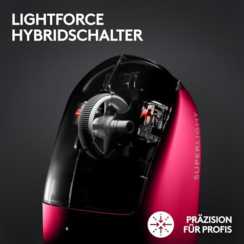 Logitech G PRO X SUPERLIGHT 2 LIGHTSPEED kabellose Gaming-Maus, USB-C-Aufladen, PC & Mac + PRO X TKL LIGHTSPEED kabellose Gaming-Tastatur, ohne Ziffernblock, PBT-Tastenkappen (DEU QWERTZ) - Magenta Bild 3