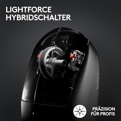Logitech G PRO X SUPERLIGHT 2 LIGHTSPEED kabellose Gaming-Maus, USB-C-Aufladen, PC & Mac + PRO X TKL LIGHTSPEED kabellose Gaming-Tastatur, ohne Ziffernblock, PBT-Tastenkappen (DEU QWERTZ) - Schwarz Bild 3
