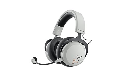 beyerdynamic MMX 200 wireless Gaming-Headset grau mit Mikrofon, kabelloser Kopfhörer mit USB-Dongle, geeignet für PC, Xbox, Playstation und Nintendo Switch, Einheitsgröße Bild 1