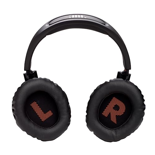 JBL Quantum 350 Over-Ear Gaming Headset & Quantum 400 Over-Ear Gaming Headset – Wired 3,5 mm Klinke und USB – Mit hochklappbarem Boom Mic und QuantumSurround Sound – Schwarz Bild 3