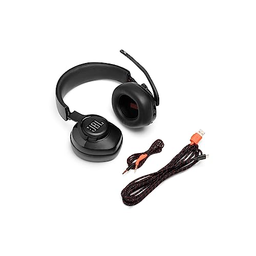 JBL Quantum 350 Over-Ear Gaming Headset & Quantum 400 Over-Ear Gaming Headset – Wired 3,5 mm Klinke und USB – Mit hochklappbarem Boom Mic und QuantumSurround Sound – Schwarz Bild 7