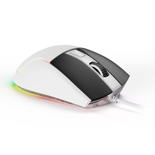Sharkoon Skiller SGM35 White, Optical Gaming Maus, RGB, PBT Button Bild 6